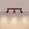 Plafon RING 3L burgund